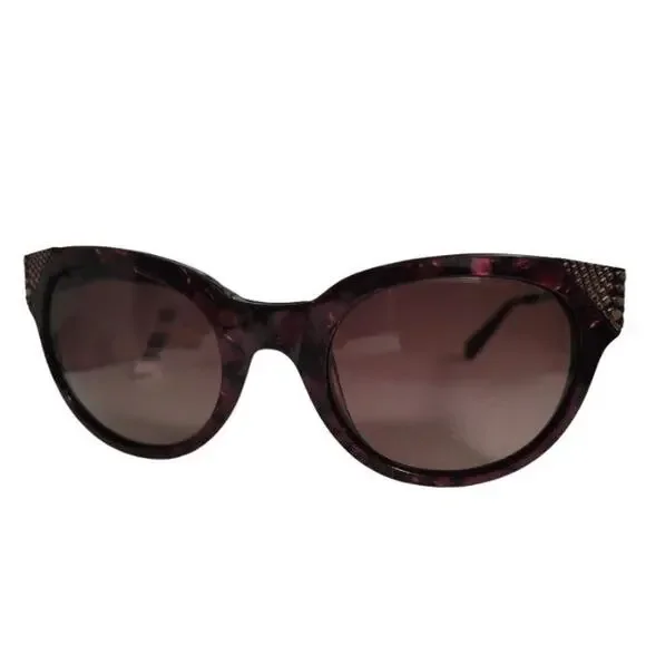Balmain Paris Burgundy Cat Eye Womens Sunglasses New In  display picture 1